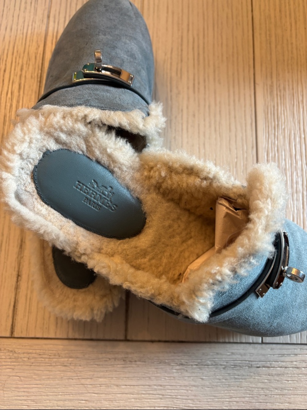 HERMES CARLOTTA MULES Sz 39 - Picture 2 of 14